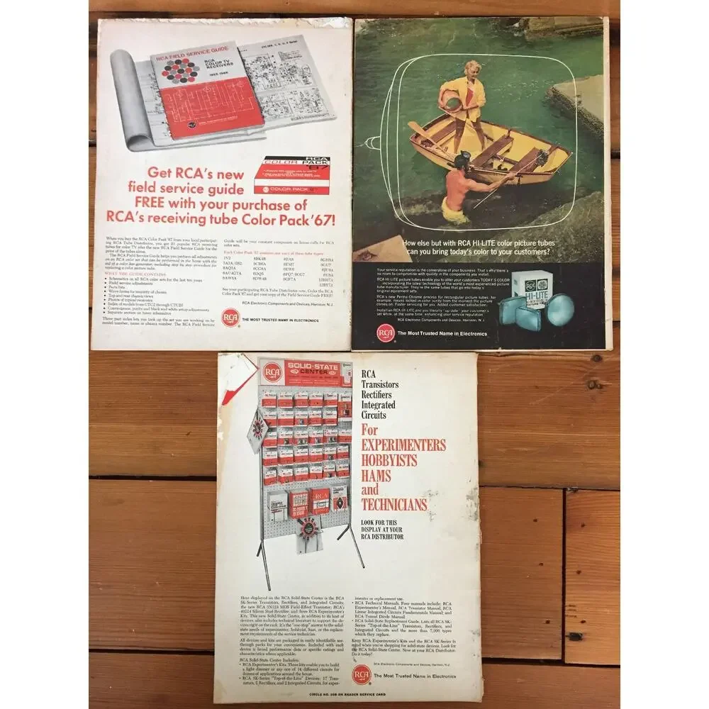 Vintage Lot 10 1967 Electronics World Magazine Computer Sci-Fi Radio Atomic Era